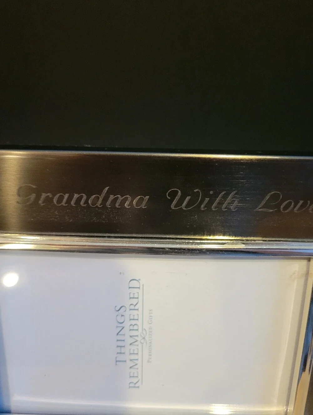 To Grandma With Love Happy Birthday Things Remembered Silver Picture Frame